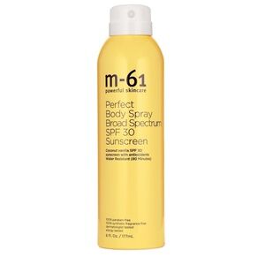 NEW m-61 Body Spray Sunscreen SPF 30 Continuous Sunscreen Spray 100% Paraben Fre
